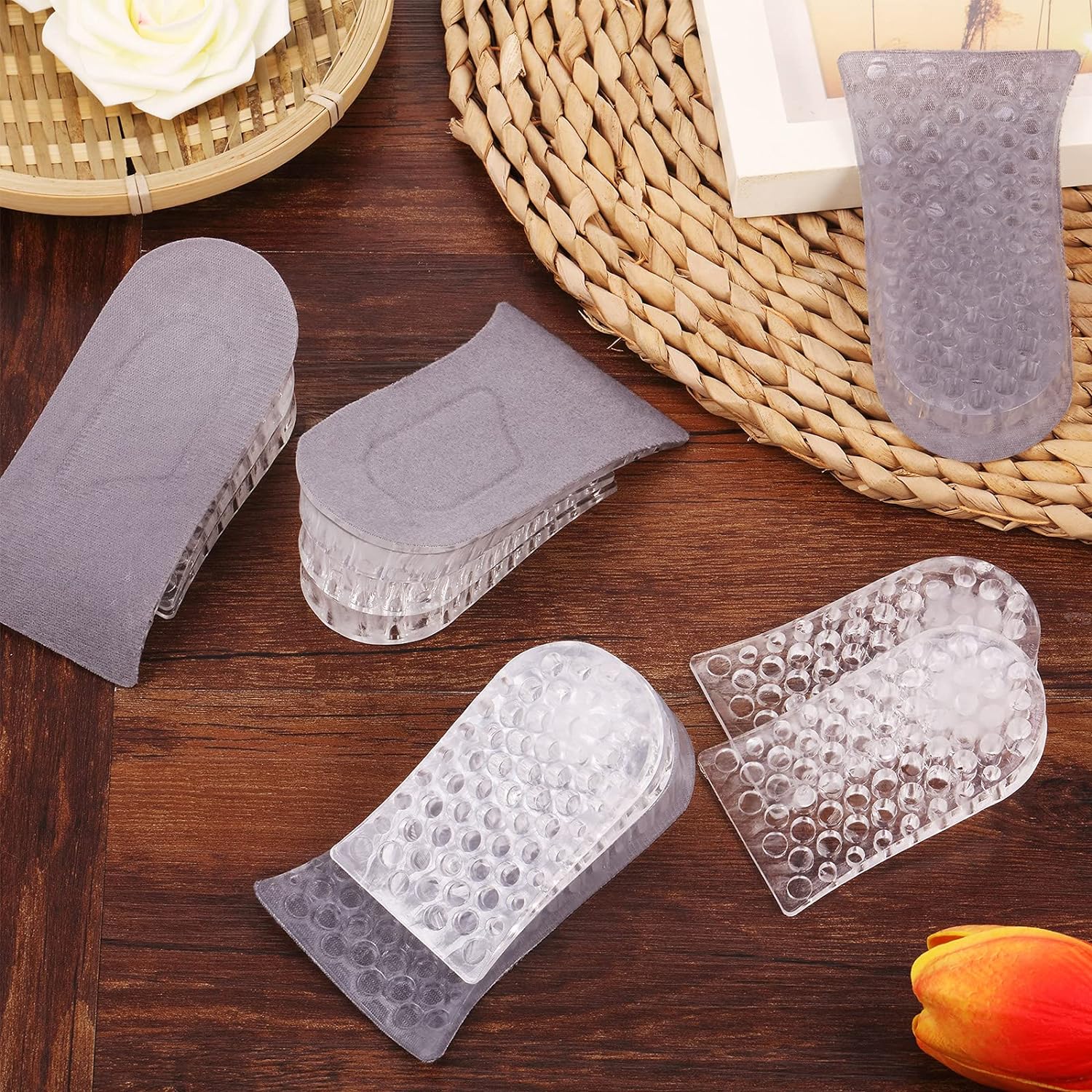 4151 2 Pairs Heel Lift Inserts Height Increase Insole Invisible Heightening Insole Sillicone 3-Layer Heel Support Insoles Height-Adjustable Shoe Pads Foot Cushion for Shoes 4151 2 Pairs Heel Lift Inserts Height Increase Insole Invisible Heightening Insole Sillicone 3-Layer Heel Support Insoles Height-Adjustable Shoe Pads Foot Cushion for Shoes